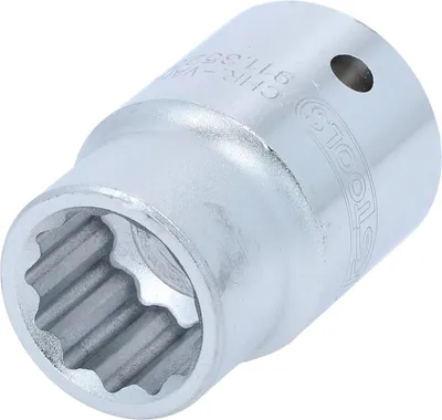 Image de douille 12 pans 3/4", courte, 21 mm