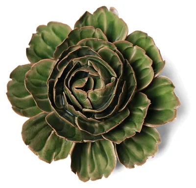 Image de Fleur en céramique "Chou ornemental".