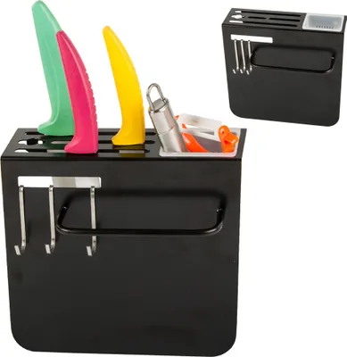 Produktbild von Verk 07191 Küchenmesser-Organizer Metall schwarz
