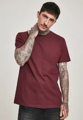 Produktbild von Urban Classics TB2684 | Basic Tee Herren T-Shirt - Farbe: redwine - Größe: XL