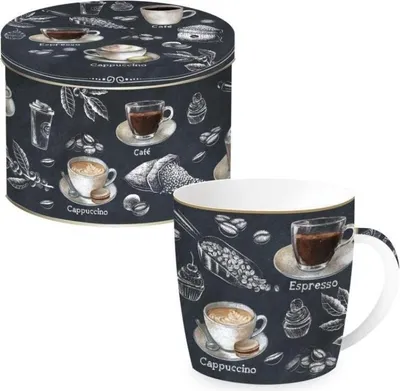 Immagine prodotto di Tazza in porcellana in confezione decorativa da 350 ml - Easy Life