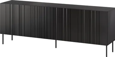 Produktbild von Furniture24 Kommode Isla 200 Sideboard Wohnzimmerschrank Schwarz