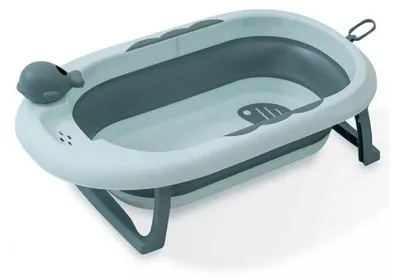 Immagine prodotto di Interbaby Vasca da bagno pieghevole con secchio - Verde