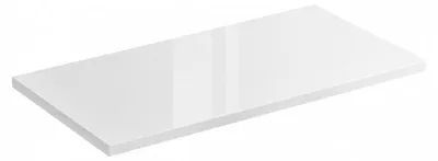 Image de Plateau meuble sous vasque - 61 x 46 x 2,5 cm - Elise White