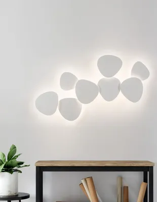 Produktbild von Nova Luce CRONUS LED Wandleuchte Weiß 12W Warmweiss 20,5x11x22cm 9084081