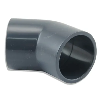 Imagen del producto de Codo de PVC de 45 grados, 32 mm