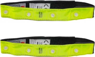 Produktbild von 2 Stück 3M Scotchlite Sicherheits LED Reflektor Band Klettverschluss Safety Band