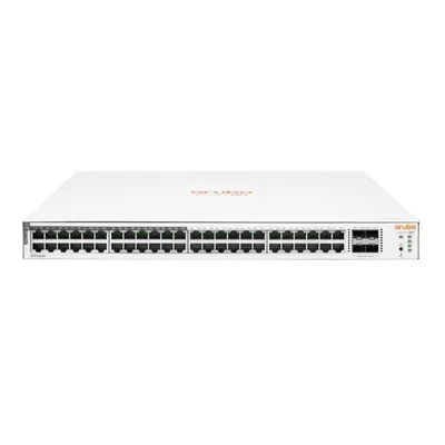 Obrázok produktu pre HPE Aruba Networking Aruba Instant On 1830 48G 24p Class4 PoE 4SFP 370W Spravovaný L2 Gigabit Ethernet (10/100/1000) napájanie cez Ethernet (PoE) 1U