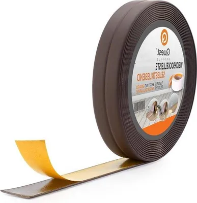 Produktbild von Flexibler PVC-Dichtungsbänder für Küche und Bad - 10mm - dunkelbraun
