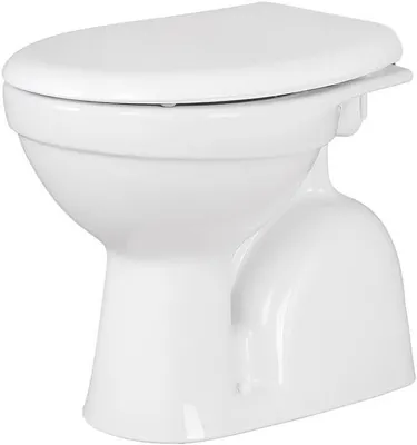 Productafbeelding van Douche-toilet met bidet - Staand toilet - Hygiënisch reinigen - Geïntegreerde Taharet functie - 54 x 36 x 40 cm
