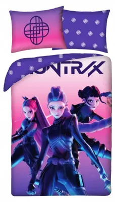 Produktbild von Bettwäsche Set K-POP Demon Hunters Halantex 160x200 cm 100 Prozent Baumwolle