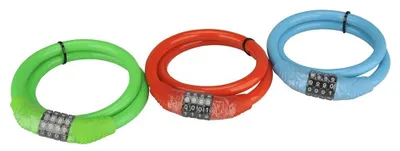 Immagine prodotto di FISCHER 85896 FISCHER lucchetto per bicicletta a cavo, lunghezza: 650 mm, assortito