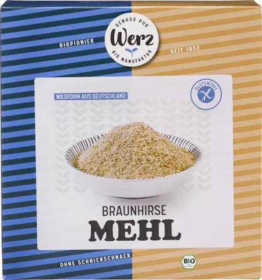 Produktbild von Werz Braunhirse Mehl 1kg