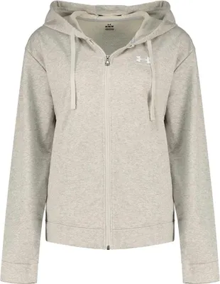 Productafbeelding van Under Armour dames sweatshirt, model Rival Terry Fz, artikelnummer 6005509-011, maat MD