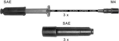 Image de Jeu de câbles d'allumage antiparasités Câble BBT pour entre autres MERCEDES-BENZ E-KLASSE