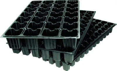 Zdjęcie produktu dla 90063 Płytki do uprawy, 28 wgłębień, czarne, 1 sztuka