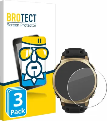 Produktbild von 3x BROTECT Schutzglas für Huami Amazfit T-Rex 3 Pro (44 mm) Displayschutz 9H Glas klar transparent