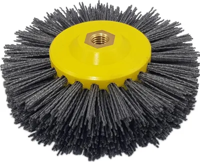 Produktbild von Holzalterungsbürste Nylon, Schleiffaser, Durchmesser 155mm, mit M14 Gewinde, 80er Körnung