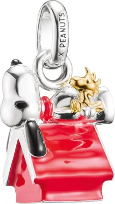 Thomas Sabo CC1305-427-10 Charm-Anhänger Snoopy mit Woodstock Peanuts Connect 1