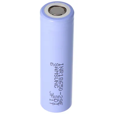 Produktbild von Samsung INR18650-29E - 2900mAh 3,7V Akku mit U-Lötfahne