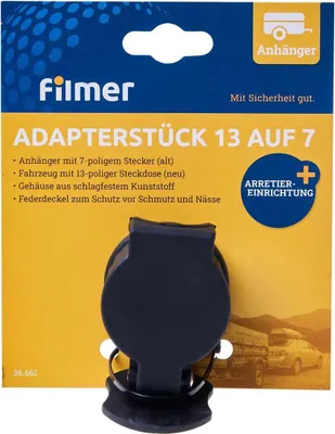 Produktbild von Filmer 36661 Adapterstück 13 auf 7 für Kfz Anhänger Beleuchtung