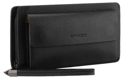 Produktbild von Rovicky Portemonnaie aus Leder für Frauen Phumoke schwarz One size