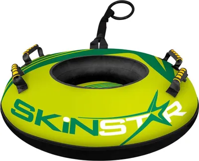 Produktbild von SkinStar Profi Snowtube Ø100cm Schlitten Bob Rodel Reifen Snow Tube Rodelreifen - Farbe: Gruen-Hellgruen