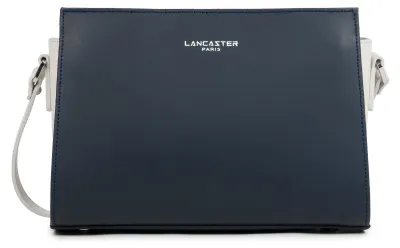 Image de Lancaster Sac trotteur Zippée S Smooth Bleu Foncé - Ecru