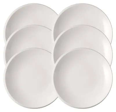 Productafbeelding van NewMoon Platte schaal, 25 cm - Set van 6