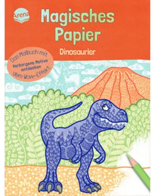 Produktbild von Magisches Papier - Das Malbuch mit dem Wow-Effekt. Dinosaurier