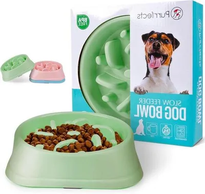 Produktbild von Langsamer Fressnapf für Hunde mintgrün Anti-Erstickung