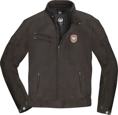 Produktbild von Merlin Alton Motorrad Lederjacke, braun, S