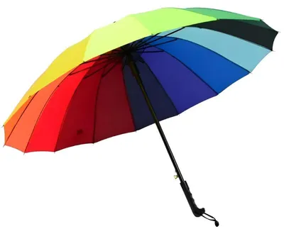 Produktbild von Verk 25015 Großschirm Regenbogenschirm robust Automatik ACTION