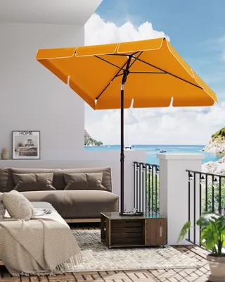 Produktbild von SONGMICS Sonnenschirm 200 x 125 cm UPF 50+ Sonnenschutz