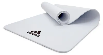 Produktbild von Adidas Fitness- und Yogamatte, 8 mm, Weiß