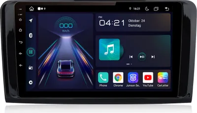 Image de 9" Andoird 12 Carradio Carplay Pour Benz ML/GL Class W164 X164 2005-2012 GPS Navi WIFI 4G BT DAB+ SWC Octa Core 6GB+128GB