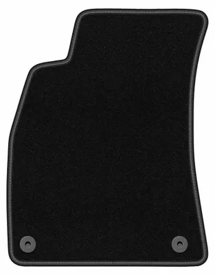 Immagine prodotto di Tappetino guidatore in moquette per Seat Exeo 2008-2015 (berlina/station wagon) – 1 pezzo, nero, su misura – Wielganizator BASIC