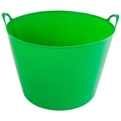 Zdjęcie produktu dla Plastikowy pojemnik z 2 uchwytami, 55 l, zielony, ENPRO