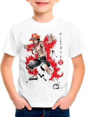 Produktbild von style3 Fire Fist Kinder T-Shirt anime manga luffy cosplay