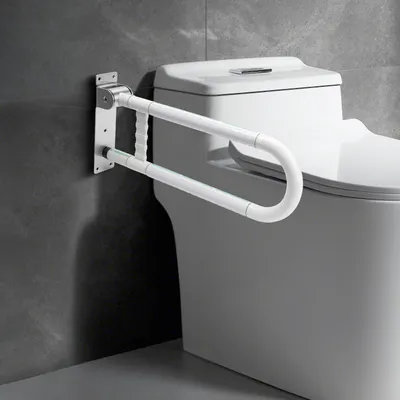 Productafbeelding van Vouwbare Toiletsteun voor Senioren, 60 cm RVS