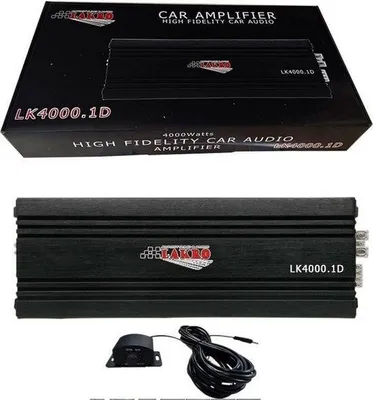 Productafbeelding van LAKRO LK4000.1D monoblock versterker - 2000 W RMS - 1 ohm