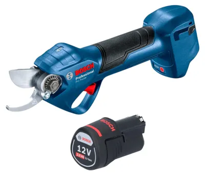Obrázek produktu pro Bosch Pro Pruner Profesionální akumulátorové nůžky 12 V + 1x akumulátor 2,0 Ah - bez nabíječky