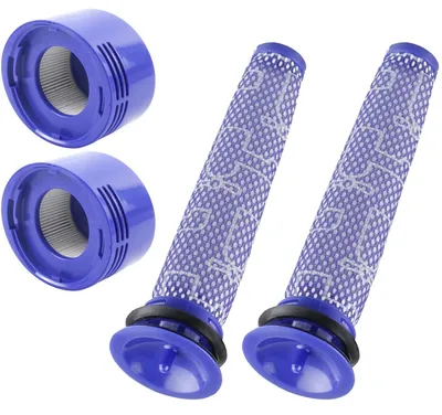 4 Ersatzfilter für V7/V8 Staubsauger – 2 HEPA-Nachfilter + 2 Vorfilter