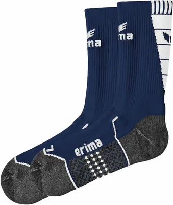 Productafbeelding van Erima Trainingssokken - Wit / New Navy | Maat: 47-48