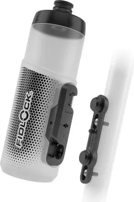 Image de Bidon Fidlock Twist Bottle 600 Bike Base - incl. porte-vélo, fixation par vis, transparent
