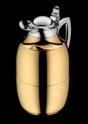 Immagine prodotto di alfi 1918273100 alfi Caraffa termica JUWEL, 1,0 litri, acciaio inossidabile placcato oro
