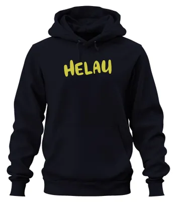 Produktbild von Helau Karneval Fasching Fastnacht Narren Karnevalsparty Hoodie Kapuzenpullover, Navy, 3XL