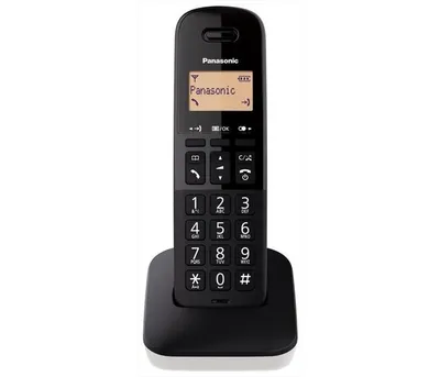Produktbild von Panasonic KX-TGB610JTW, Analoges/DECT-Telefon, Kabelloses Mobilteil, 50 Eintragungen, Anrufer-Identifikation, Schwarz, Weiß