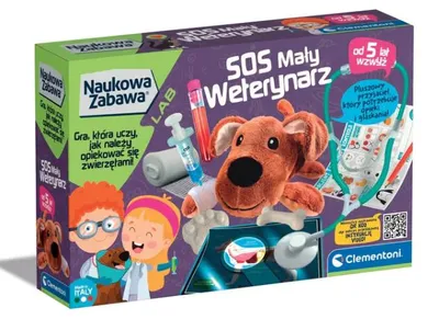 Obrázek produktu pro Science & Play Little Vet Set Sos Little Vet Puppy Polský jazyk Clementoni 50712
