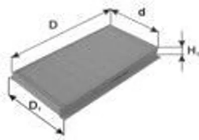 Produktbild von PZL Filters WA60430 Innenraumfilter Pollenfilter für OPEL Corsa C Schrägheck (X01)